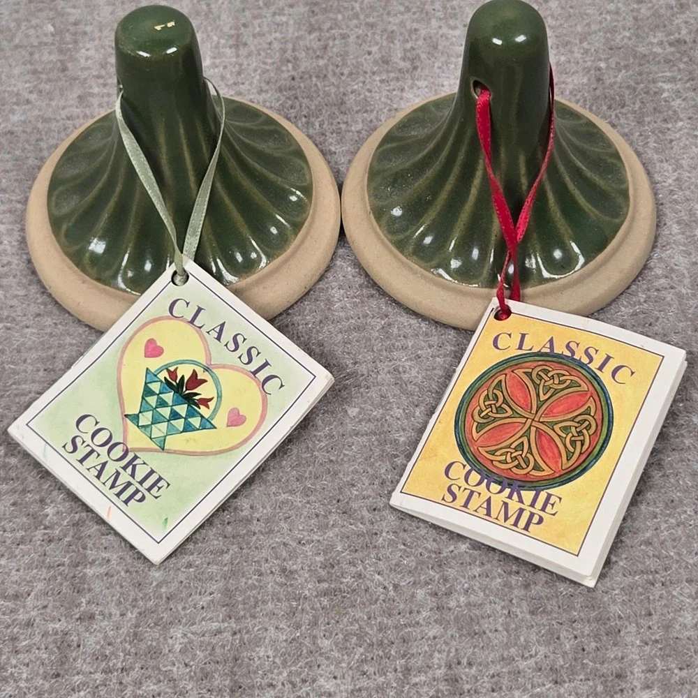 Brown Bag Designs Lucy Natkiel Celtic Knot Claddagh Cookie Stamp Set 2011 USA